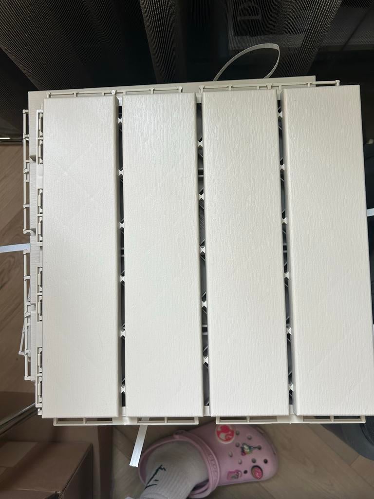 IKEA Runnen vlonder platen beige, 8 stuks, Tuin en Terras, Terrasdelen en Vlonders, Ophalen of Verzenden, Nieuw, Kunststof