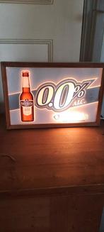 Bavaria 0.0% Lichtbak - Vintage Reclamebord, Ophalen of Verzenden, Gebruikt, Lichtbak of (neon) lamp