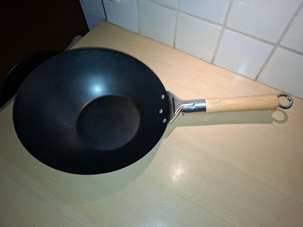 Wokpan in redelijke staat, Ophalen, Gebruikt, Overige materialen, Wok