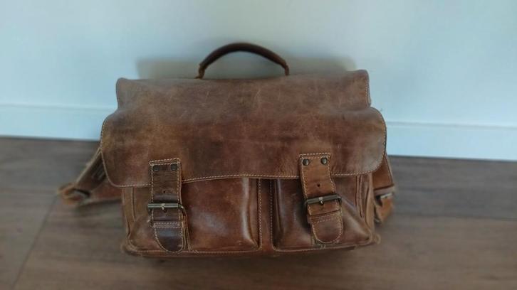 Leren dokterstas Aunts & Uncles bruin Vintage tas huisarts, Sieraden, Tassen en Uiterlijk, Tassen | Schoudertassen, Overige merken