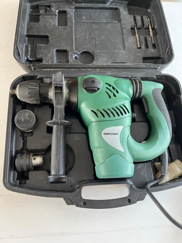 Topcraft Boorhamer - Zo goed als nieuw, slechts 1x gebruikt, Doe-het-zelf en Verbouw, Gereedschap | Boormachines, Ophalen, 600 watt of meer