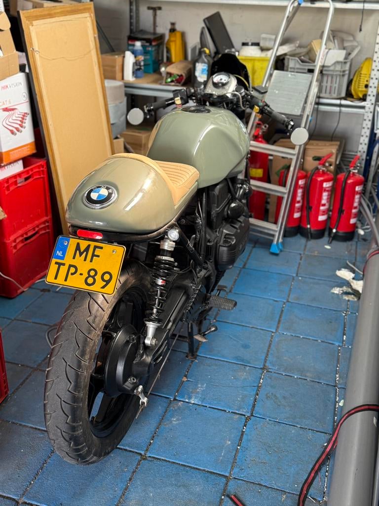 Mooie unieke BMW Caferacer uit 1987 oldtimer 750cc, Motoren, 750 cc, LED Verlichting, Motorrijbewijs A, 3 cilinders
