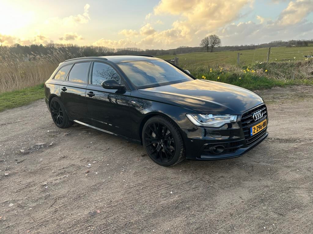 Audi A6 3.0TFSI 220KW Avant Qua.s-tr 2012 Zwart, Auto's, Automaat, 2995 cc, Zwart, Stationwagon
