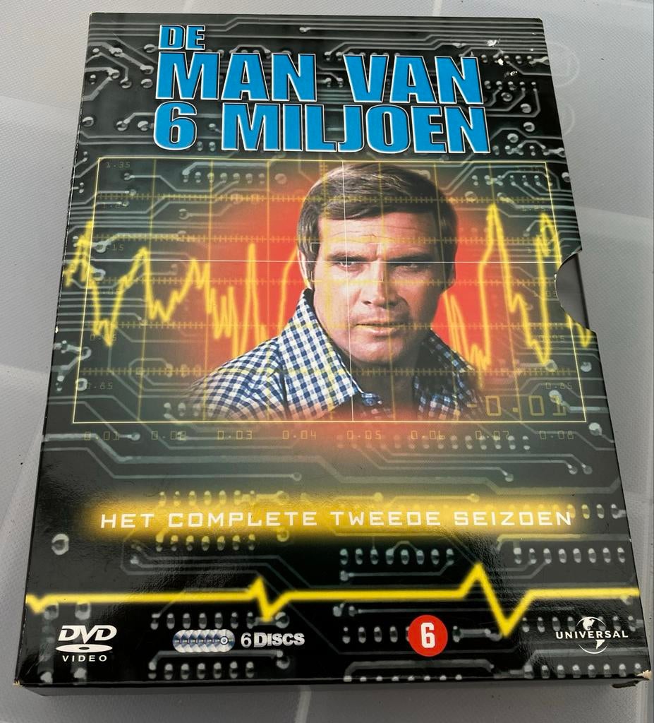 De Man van 6 Miljoen - Het Complete Tweede Seizoen DVD, Gebruikt, Boxset, Science Fiction en Fantasy, Ophalen of Verzenden