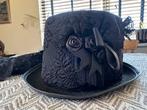 Zwarte dames hoed klassiek voor steampunk bijv, Kleding | Heren, Ophalen of Verzenden, Nieuw, 57 cm (M, 7⅛ inch) of minder, Hoed