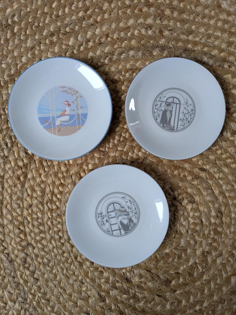 1x Kronester en 2x J.H. Meister schoteltjes Art Deco, Huis en Inrichting, Keuken | Servies, Ophalen of Verzenden, Zo goed als nieuw
