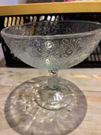 Persglazen fruitschaal Zabkowice jaren 60, Antiek en Kunst, Antiek | Glas en Kristal, Ophalen of Verzenden