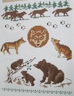 Borduurpatroon  Beren en Wolven  nr 6102, Verzenden, Nieuw, Handborduren, Patroon