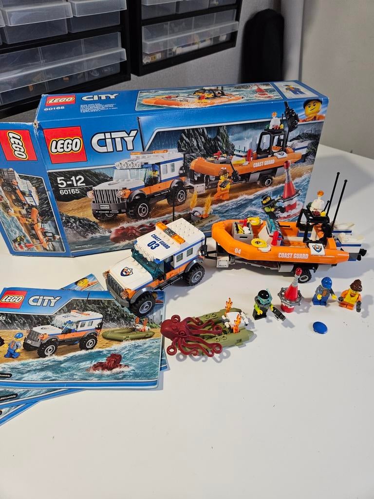 LEGO City 4x4 Reddingsvoertuig 60165 - Niet Compleet, Ophalen of Verzenden, Gebruikt, Complete set, Lego