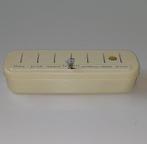 Emaille Brabantia verdeelspaarpot / huishoudspaarpot. , Ophalen of Verzenden