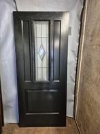 88x201,5cm voordeur met thermopane glas in lood JH6, 80 tot 100 cm, ., Glas, Nieuw