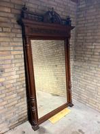Antieke spiegel, Ophalen, Rechthoekig, 100 tot 150 cm, 200 cm of meer