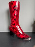 Murano - Vintage vaas vorm Laars, Ophalen of Verzenden, Minder dan 50 cm, Rood, Glas