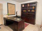 NU of Nooit bureau buro mahonie teak chesterfield v.a €750,0, Ophalen, Westeinde 326, Nieuw, Info@jansenantiek.nl