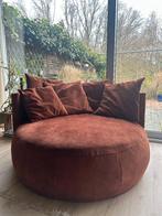 Prachtige Pastille lounge XL (loveseat) terracotta bruin, Ophalen, Overige materialen, 125 tot 150 cm, Zo goed als nieuw