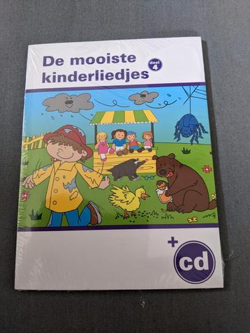 Boekje de mooiste kinderliedjes met CD (nieuw) beschikbaar voor biedingen