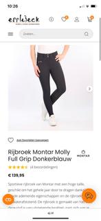 Rijbroek Montar donkerblauw, Dieren en Toebehoren, Paardrijkleding, Overige soorten, Zo goed als nieuw, Dames, Onderkleding