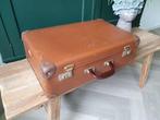 Brocante koffer bruin, klein model, Antiek en Kunst, Ophalen of Verzenden