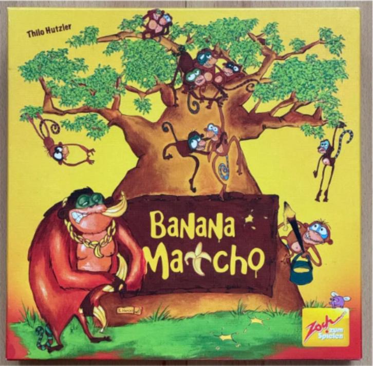 Banana Matcho bordspel, Hobby en Vrije tijd, Gezelschapsspellen | Bordspellen, Zo goed als nieuw, Ophalen of Verzenden