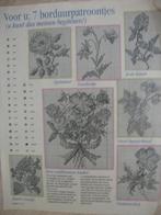 oude borduur patronen Bloemen, Ophalen of Verzenden, Handborduren, Patroon