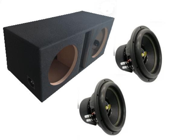 Dikke subwoofer set BASSFACE 2600WATT RSM 5200WATT MAX, Auto diversen, Autospeakers, Nieuw, Ophalen of Verzenden