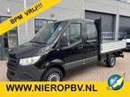 Mercedes-Benz Sprinter 317CDI Dubbelcabine Openlaadbak Airco, Gebruikt, Euro 6, Zwart, Mercedes-Benz