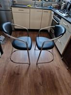 4x vintage Italiaanse eetkamerstoelen, Huis en Inrichting, Stoelen, Ophalen, Gebruikt, Vier