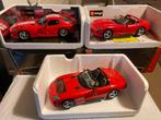 Dodge Viper 8 stuks 1 : 18 nieuwstaat, Ophalen of Verzenden, Zo goed als nieuw