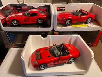 Dodge Viper 8 stuks 1 : 18 nieuwstaat beschikbaar voor biedingen