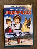 Jeugdfilms: Pinokkio &Heidi & het grote Rin Tin Tin avontuur, Avontuur, Alle leeftijden, Boxset, Ophalen of Verzenden