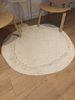 Vloerkleed wit creme 140cm organisch, Huis en Inrichting, Stoffering | Tapijten en Kleden, Ophalen, 100 tot 150 cm, Wit, 200 cm of meer