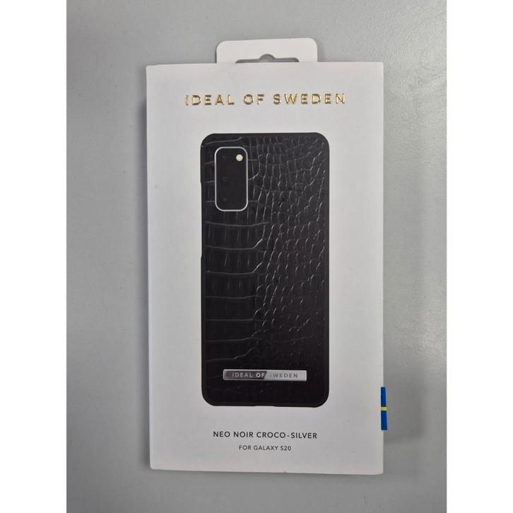 Zwart croco hoesje Samsung Galaxy S20 van Ideal of Sweden, Telecommunicatie, Mobiele telefoons | Hoesjes en Frontjes | Overige merken