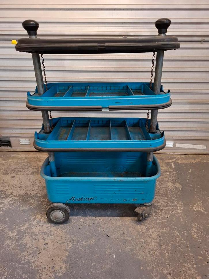 Hazet Assistent Gereedschapskar - Vintage, Doe-het-zelf en Verbouw, Gereedschapskisten, Gebruikt, Ophalen of Verzenden