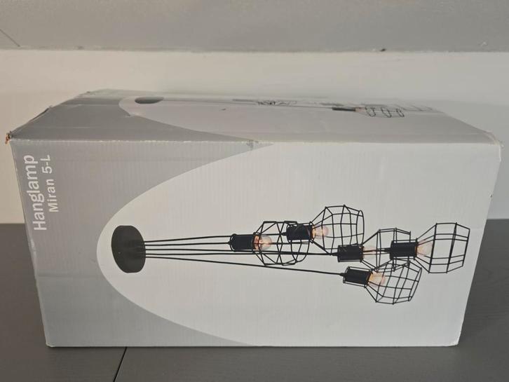 Hanglamp Miran 5-L – Nieuw in Doos – Modern & Stijlvol, Huis en Inrichting, Lampen | Hanglampen, Nieuw, Minder dan 50 cm, Ophalen of Verzenden