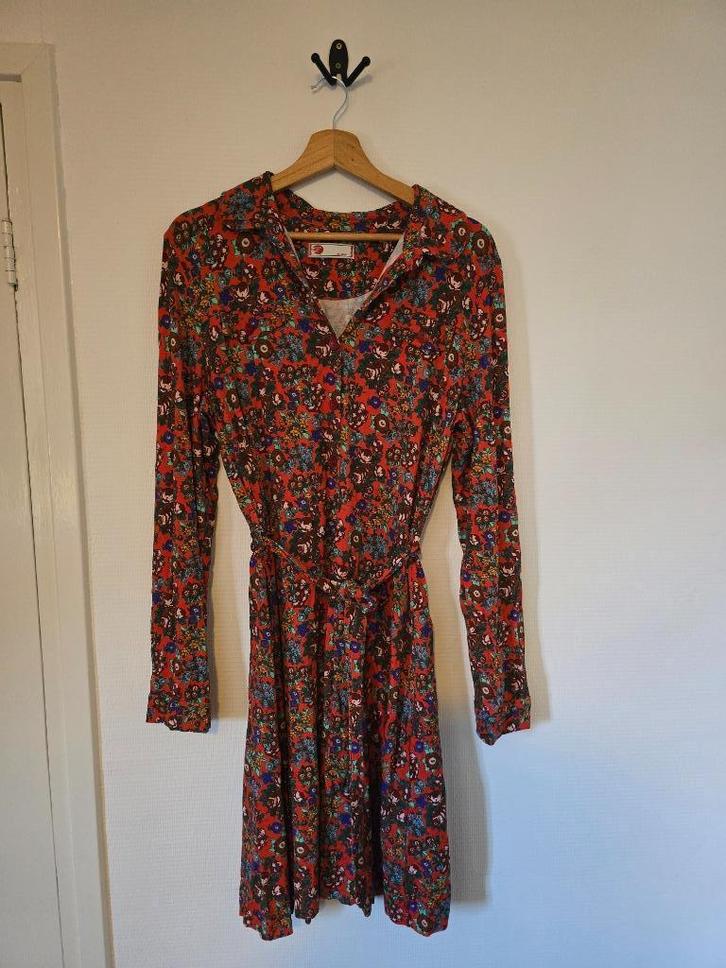 XXL Who's that girl Hillary bloemenjurk, Kleding | Dames, Jurken, Gedragen, Maat 46/48 (XL) of groter, Overige kleuren, Boven de knie