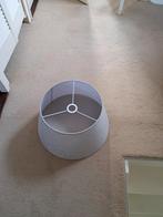 Nieuwe lichtgrijze lampenkap - Booglamp, Ophalen, Nieuw, Rond, 25 tot 50 cm