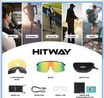 HITWAY Fietsbril Gepolariseerd - 4 Glazen, Sieraden, Tassen en Uiterlijk, Zonnebrillen en Brillen | Heren, Overige merken, Zonnebril