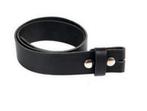 riem zonder buckle, zwart, leer, biker, rocker, man, vrouw, Kleding | Heren, Riemen en Ceinturen, Nieuw, Ophalen of Verzenden