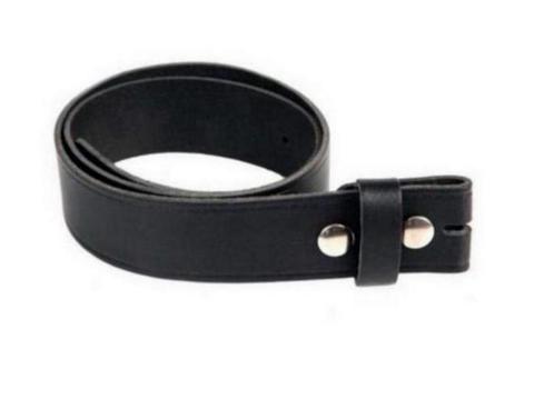 riem zonder buckle, zwart, leer, biker, rocker, man, vrouw, Kleding | Heren, Riemen en Ceinturen, Nieuw, Riem of Ceintuur, Zwart