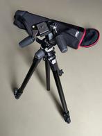 Manfrotto statief inclusief draagtas, Ophalen of Verzenden, Zo goed als nieuw, 175 cm of meer, Driepoot