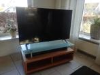 TV meubel, Huis en Inrichting, Ophalen, Gebruikt, 100 tot 150 cm, Glas