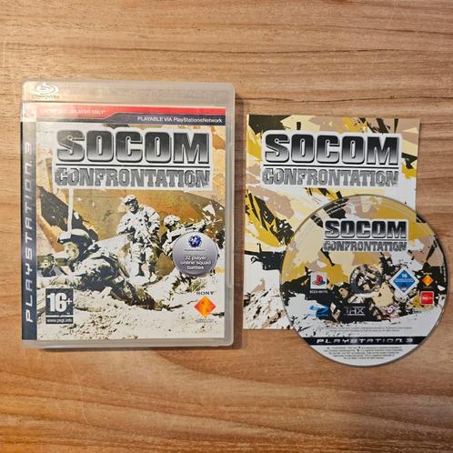 Sony playstation 2 Socom Confrontation, Spelcomputers en Games, Games | Sony PlayStation 3, Zo goed als nieuw, Ophalen of Verzenden