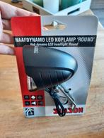Naafdynamo LED Koplamp 'Round' - Nieuw in Verpakking, Dynamo, Waterbestendig, Voorlicht, Nieuw