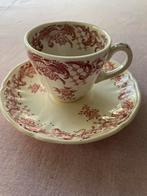Villeroy en Boch Valeria rood 6x koffie kop en schotel, Antiek en Kunst, Ophalen of Verzenden