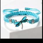 armband met libelle - Gratis verzending!, Overige materialen, Blauw, Nieuw, Ophalen of Verzenden
