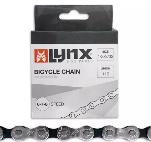 Lynx fietsketting, Fietsen en Brommers, Fietsonderdelen, Nieuw, Algemeen, Derailleur of Ketting, Verzenden