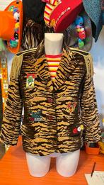Jas tijgerprint oeteldonk maat 40, Maat 38/40 (M), Carnaval, Nieuw, ...