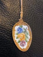 vintage porselein geemailleerd vergulde lepel, Antiek en Kunst, Antiek | Goud en Zilver, Ophalen of Verzenden