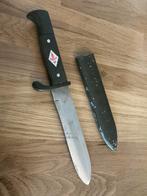 Duits jugend/ scouting mes, groen, lemmet 13,7cm,Solingen, Ophalen of Verzenden, Gebruikt