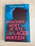 Misschien moet je iets lager mikken - Milio van de Kamp, Ophalen, Zo goed als nieuw, Nederland